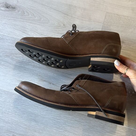 Dr.Scholl’s Willing leather CHUKKA Brown stitch fix size 10 NWT in packaging - Picture 9 of 11